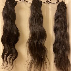 100% unprocessed Raw Indian hair bundle 20,22,24